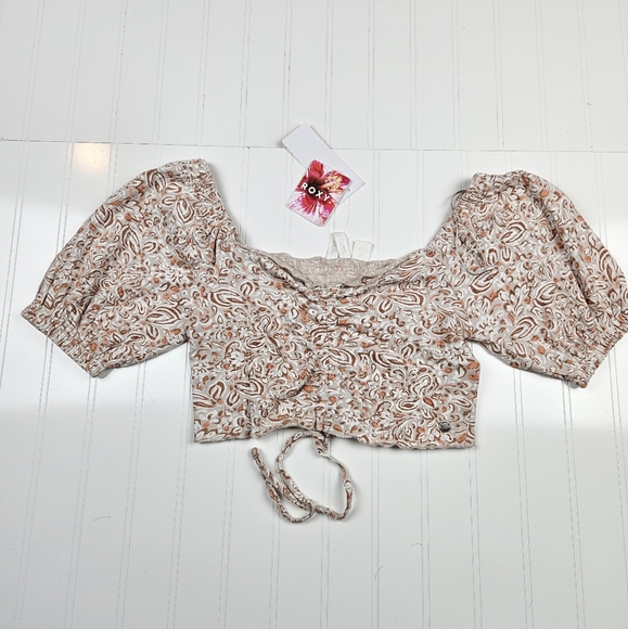 Roxy Flirty Walk Printed Top